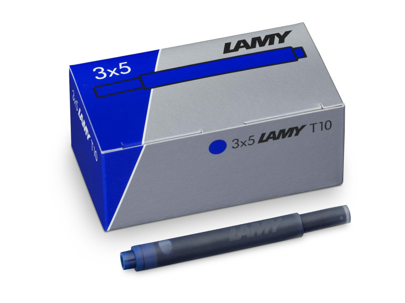 LAMY Cartouche d'encre grande capacité T10, pack de 3, bleu