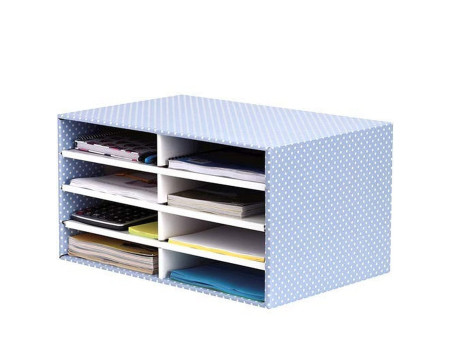 Fellowes BANKERS BOX STYLE Trieur de bureau, bleu/blanc