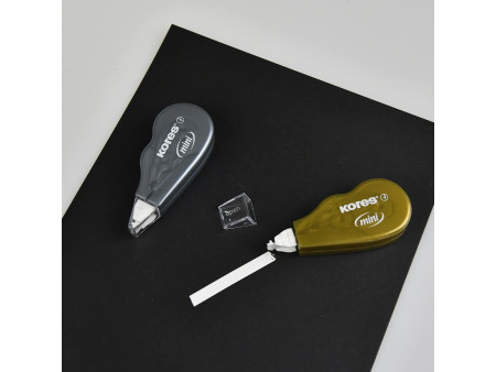 Kores Rouleau correcteur jetable 'Mini Metallic Style'
