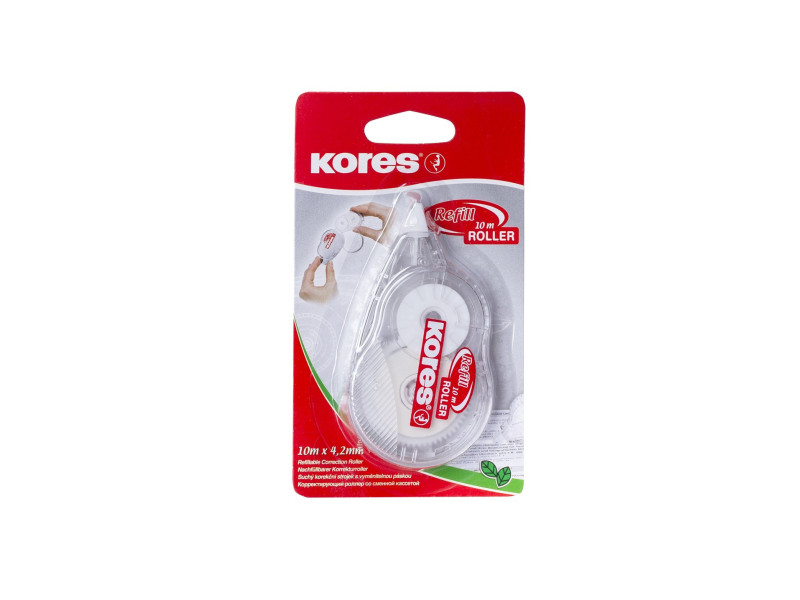 Kores Roller correcteur rechargeable 'Refill', 4,2 mm x 10 m