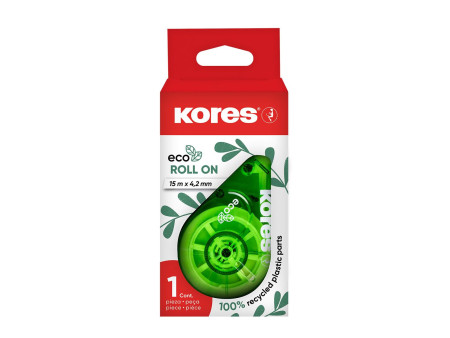 Kores Roller correcteur jetable 'RollOn ECO', 4,2 mm x 15 m