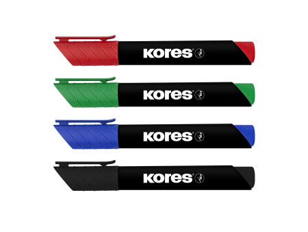 Kores Marqueur permanent 'ECO XP1', pointe ronce, étui