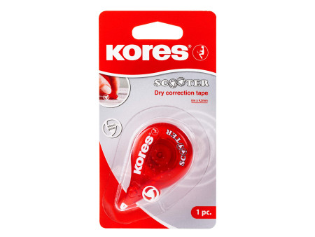 Kores roller correcteur jetable 'SCOOTER', 4,2 mm x 8 m