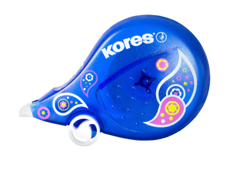 Kores Roller correcteur jetable 'Scooter Paisley', assorti