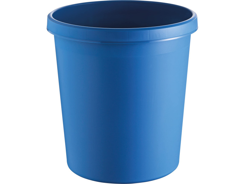 helit Corbeille à papier 'the german', 18 litres, PE, bleu