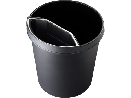 helit Corbeille à papier 'the german', 18 litres, PE, noir