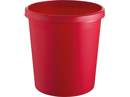 helit Corbeille à papier 'the german', 18 litres, PE, rouge
