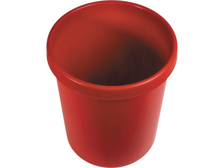 helit Corbeille à papier 'the german', 18 litres, PE, rouge