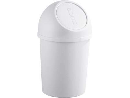 helit Poubelle 'the flip', 6 litres, gris lumière