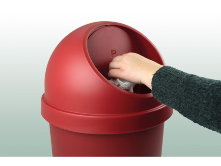 helit Poubelle 'the flip', 25 litres, noir