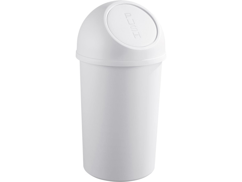 helit Poubelle 'the flip', 45 litres, gris lumière