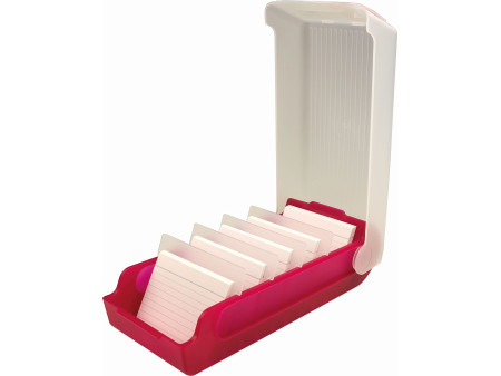 helit Boîte à fiches éducatives 'the beebox' A8, framboise