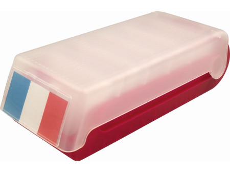 helit Boîte à fiches éducatives 'the beebox' A8, framboise