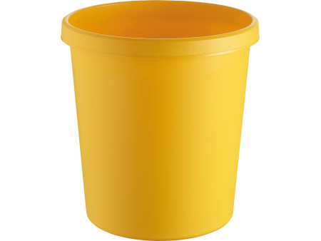 helit Corbeille à papier 'the german', 30 litres, PE, jaune