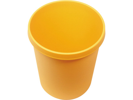 helit Corbeille à papier 'the german', 45 litres, PE, jaune
