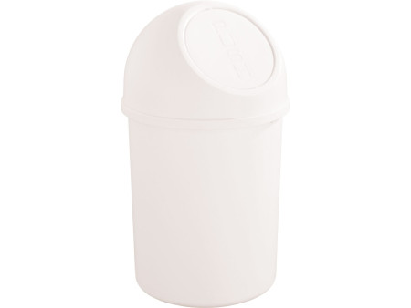helit Poubelle 'the flip', 6 litres, blanc