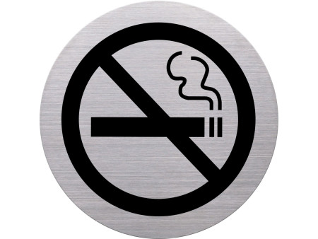 helit Pictogramme 'the badge' interdiction de fumer, argent