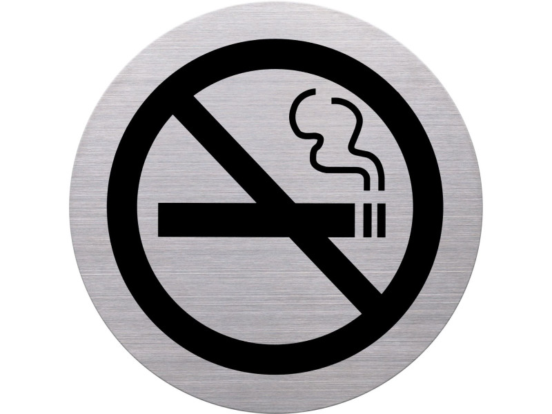 helit Pictogramme 'the badge' interdiction de fumer, argent