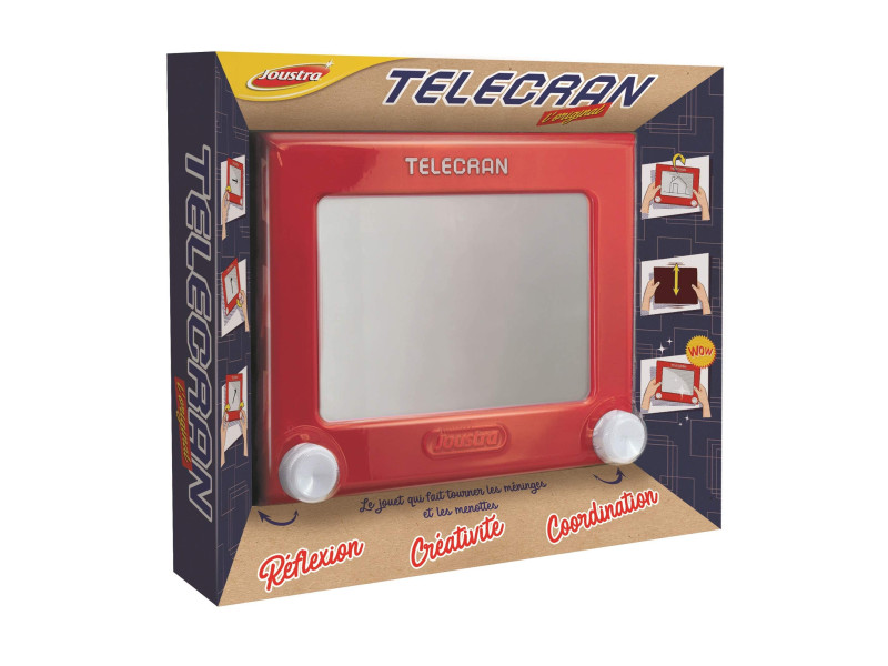 Joustra Ardoise magique TELECRAN ORIGINAL, rouge