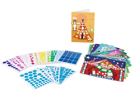 Joustra Tableaux de gommettes MAXI, 108 pièces