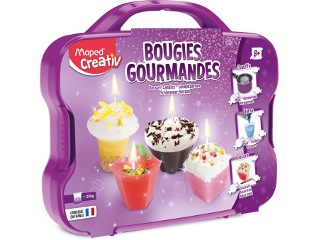 Joustra Kit créatif 'BOUGIES GOURMANDES', dans une mallette