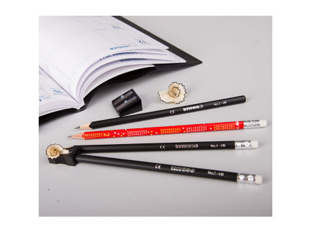 Kores crayon 'GRAFITOS', dureté: HB, hexagonal, 72 pièces