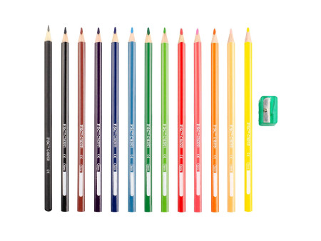 Kores Crayon de couleur 'Kolores Twist & Turn', étui de 12