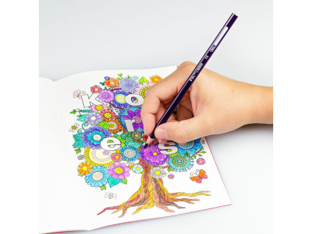 Kores Crayon de couleur triangulaire 'Kolores', étui carton