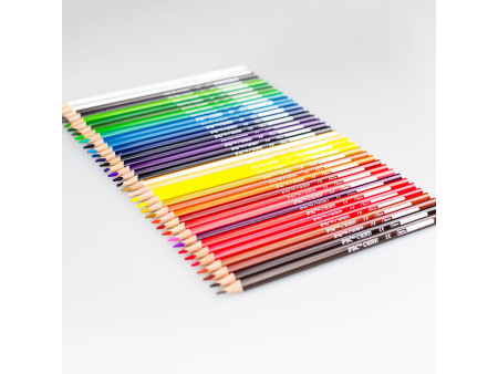 Kores Crayon de couleur triangulaire 'Kolores', étui carton
