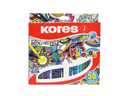 Kores Crayons de couleur triangulaires 'Hobby Koloring',