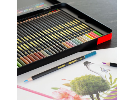 Kores Crayon de couleur 'KOLORES SELECTION', étui de 72