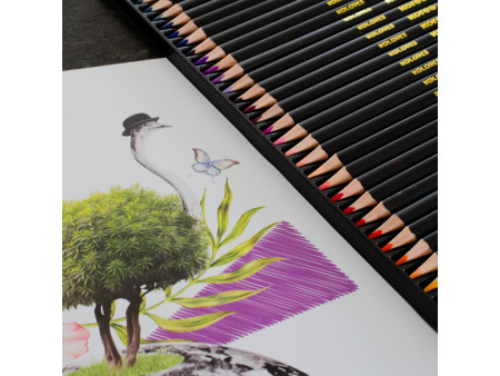 Kores Crayon de couleur 'KOLORES SELECTION', étui de 72