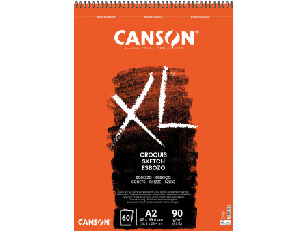 CANSON Bloc à croquis et esquisse 'XL CROQUIS', A2, 90 g/m2