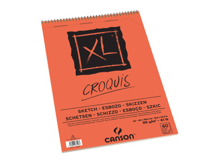 CANSON Bloc à croquis et esquisse 'XL CROQUIS', A2, 90 g/m2