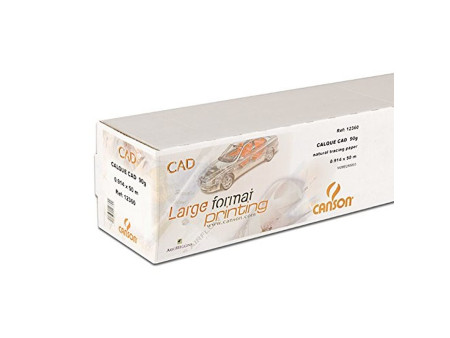 CANSON Rouleau de calque pour traceur jet d'encre CAD