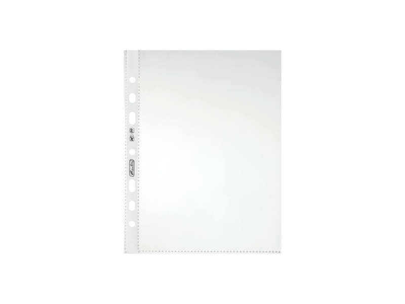 herlitz Pochette perforée, A5, transparent, 0,050 mm