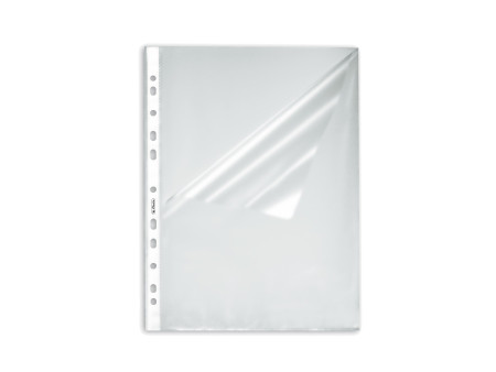 herlitz Pochette perforée, A4, grainé, 0,055 mm
