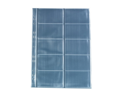 herlitz Pochettes perforées pour 10 cartes de visite