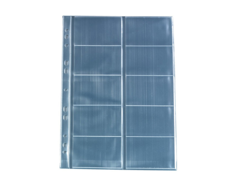 herlitz Pochettes perforées pour 10 cartes de visite