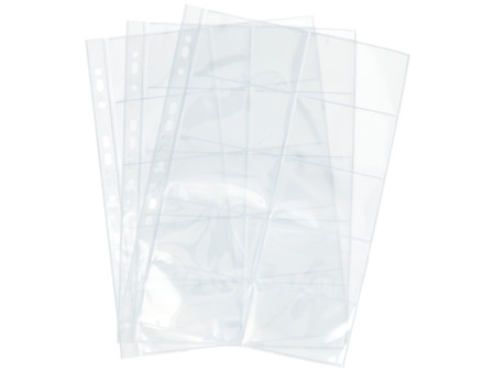 herlitz Pochettes perforées pour 10 cartes de visite