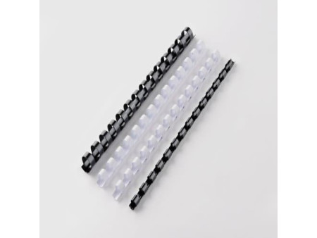 GBC Peigne à relier en plastique, A5, 14 boucles, 8mm, noir