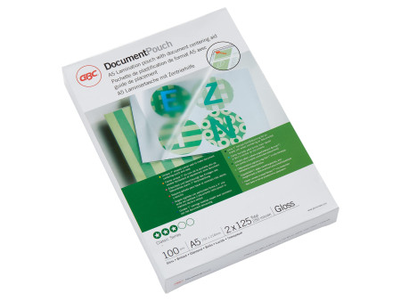 GBC Pochette de plastification, A5, brillant, 250 microns