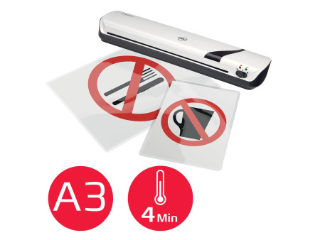 GBC Plastifieuse Inspire+, jusqu'au format A3, blanc