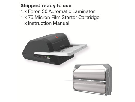 GBC Plastifieuse à rouleaux Foton 30, A3, anthracite/gris