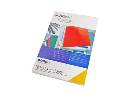 GBC Couverture de reliure HiGloss, A4, 250 g/m2