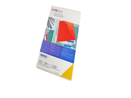 GBC Couverture de reliure HiGloss, A4, 250 g/m2