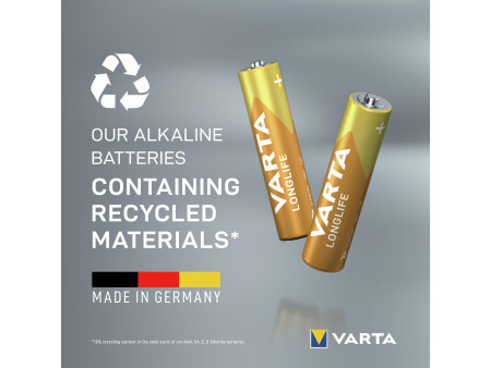 VARTA Pile alcaline Longlife, Micro (AAA), 24 pièces