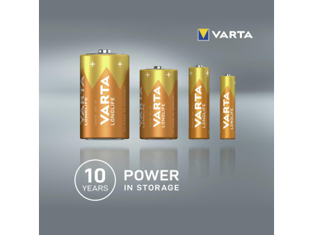 VARTA Pile alcaline Longlife, Micro (AAA), 24 pièces