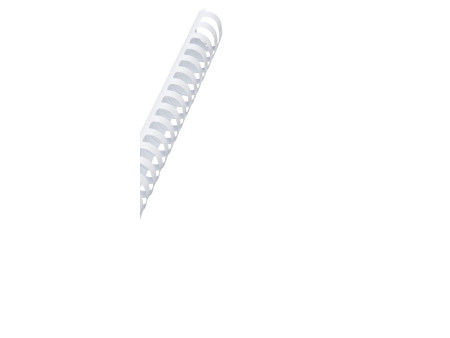 GBC Peigne à relier en plastique CombBind, A4, 38 mm, blanc