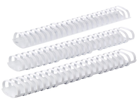 GBC Peigne à relier en plastique CombBind, A4, 51 mm, blanc